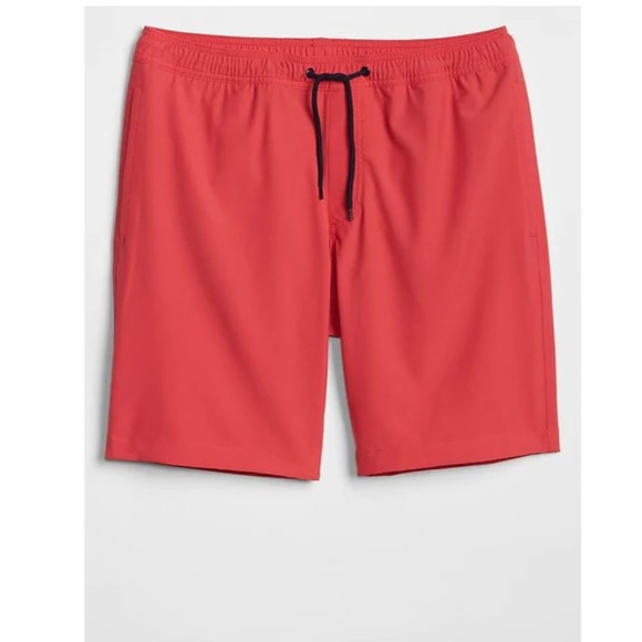 Gap Men's 9" Swim Trunks Hula Red Sz XXL Smooth, - Picture 1 of 5